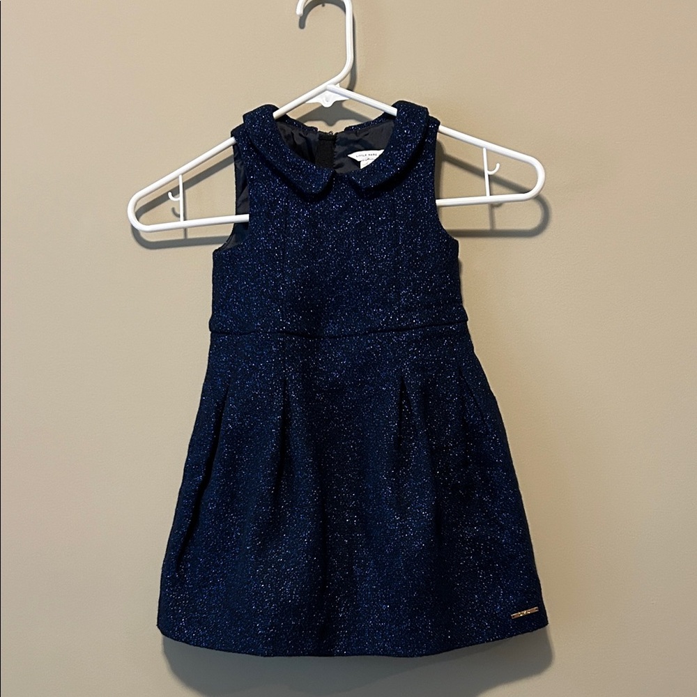 Little Marc Jacobs Blue Sparkle Shimmer Dress 3/94